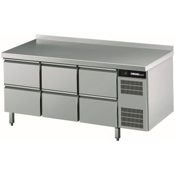 Chromonorm Kühltisch CNS, 6 Schubladen