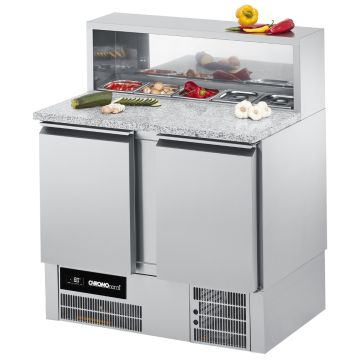 Chromonorm Pizzatisch / Belegstation